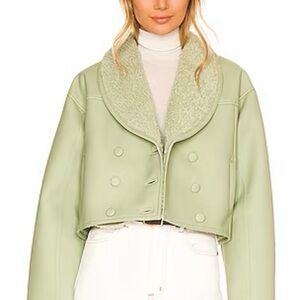 Sleek Green Women's Jacket